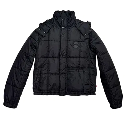 Pre-owned Off-white Puffer Jacket 'black' | Men's Size L