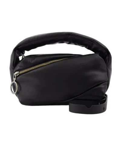 Off-white Pump Padded Strapped Tote Bag In Black