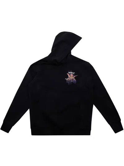 Off-white Kids' Putti Hoodie In Black White