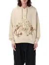 Off-white Men's Putti Skate Hoodie In Creme Brulee White