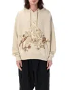 Off-white Men's Putti Skate Hoodie In Creme Brulee White
