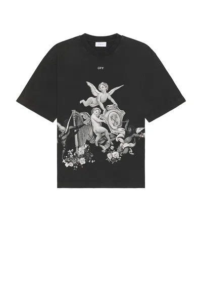 Off-white Putti Skate Short Sleeve Tee In Black