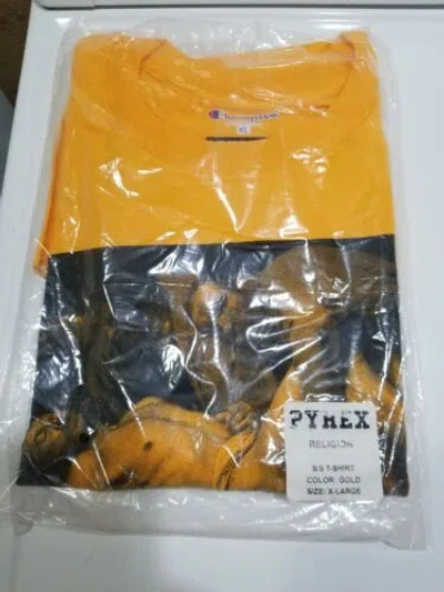 Pre-owned Off-white , Pyrex Vison-religion T Shirt. New, Kanye, Virgil, Rare, Of, Ds 2xl In Ivory