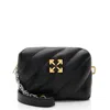 Off-white Quilted Leather Jackhammer Camera Bag In Black