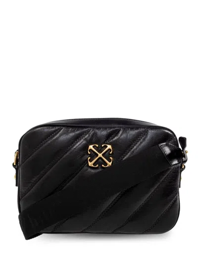 Off-white Quilted Shoulder Bag In Schwarz