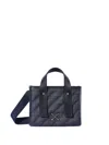 Off-white Quilting Tote Bag Denim Dark Blue - No C In Blue