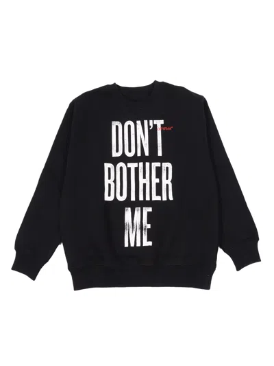 OFF-WHITE QUOTE CREWNECK BLACK - RED