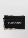 OFF-WHITE QUOTE KEYCHAIN CARD HOLDER CHAIN