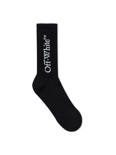 Off-white Quote Mid Calf Socks