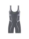 Off-white Race Logo Arrow Seamless Onesie In Multi