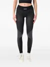 Off-white Performance-driven Active Leggings Xs/s In Black