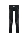 Off-white Performance-driven Active Leggings Xs/s In Black