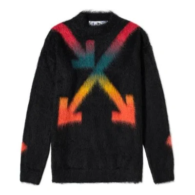Off-white Rainbow Gradient Arrow Knit Black