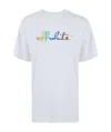 Off-white Rainbow Script Logo Print Tomboy T-shirt In White