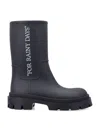Off-white Rainy Days Mid-height Re-boots In Black