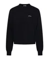 Off-white Men's Cotton Crew-neck Sweatshirt In Black