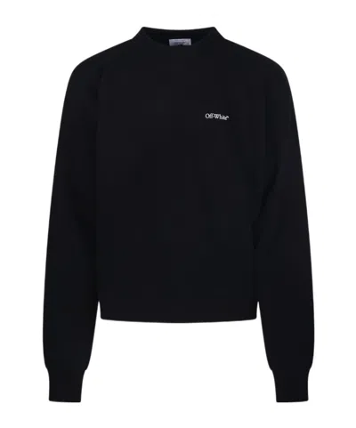 Off-white Raised-logo Sweatshirt In Black