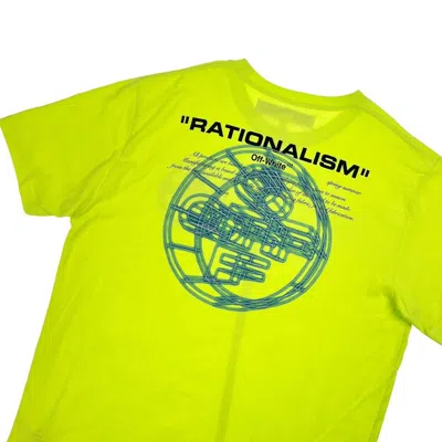 Pre-owned Off-white Rationalism Neon T Shirt