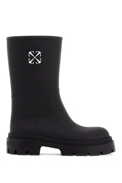 OFF-WHITE "REBOOT ARROW RAIN BOOTS"