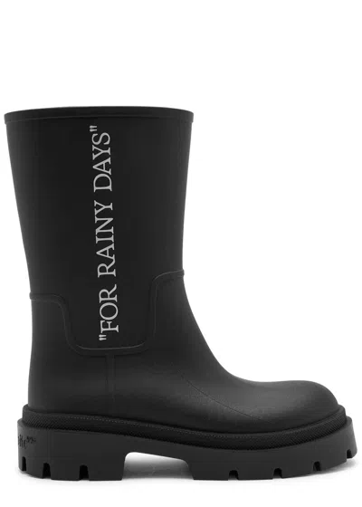 Off-white Reboot Rainy Days Sneakers - Off White - Leather - Black