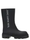 Off-white Round-head Rain Boots