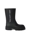 Off-white Off White Women Reboot Rainy Days Boots In Black