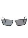 Off-white Rectangle-frame Sunglasses In Black