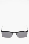 Off-white Rectangolar Rimini Sunglasses With Contrasting Temple In Gray