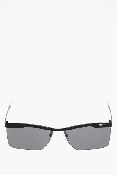 Off-white Rectangolar Rimini Sunglasses With Contrasting Temple