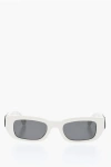 Off-white Rectangular Fillmore Sunglasses With Logoed Rods In White