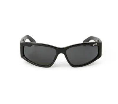 Off-white Rectangular Frame Sunglasses In 1007 Black