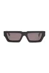 Off-white Manchester Rectangular Sunglasses In Black