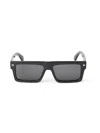 Off-white Rectangular Frame Sunglasses In Black