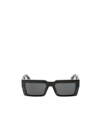Off-white Rectangular Frame Sunglasses In Black
