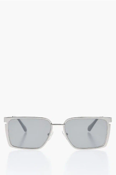 Off-white Rectangular Frame Yoder Sunglasses In Brown