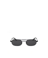 Off-white Rectangular Sunglasses In Black