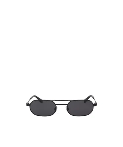 Off-white Rectangular Sunglasses In Black