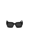 Off-white Rectangular Sunglasses In Blackdarkgrey