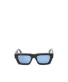Off-white Rectangular Sunglasses In Blue