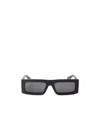 Off-white Rectangular Sunglasses In Gray