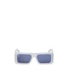 Off-white Rectangular Sunglasses In White