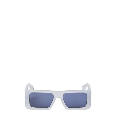 Off-white Rectangular Sunglasses In White
