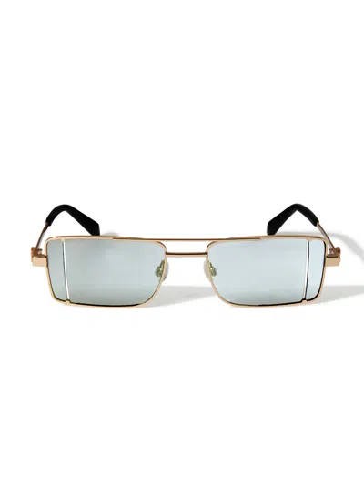 Off-white Rectangular Sunglasses In Multicolor