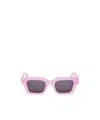 Off-white Rectangular Sunglasses In Pink