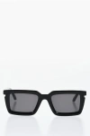 Off-white Rectangular Tucson Sunglasses With Logoed Detail In Black