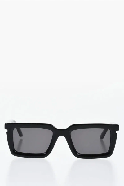 Off-white Rectangular Tucson Sunglasses With Logoed Detail In Black