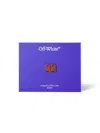 Off-white Red/black Zero-zero Dubrae Charm In Black
