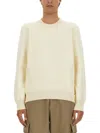 Off-white Sweatshirt With Logo In White