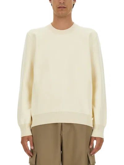 Off-white Regular Fit Logo Sweatshirt In White