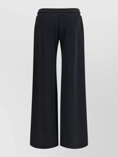 Off-white Regular Sweatpants Elastic Waistband Logo Detail In Black